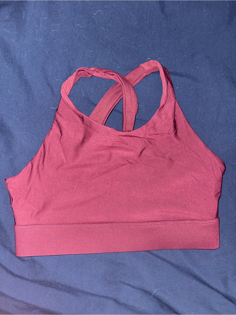 Fabletics high impact Sports Bra - burgundy